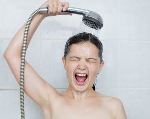 woman-in-shower