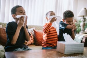 three-children-coughing-and-sneezing